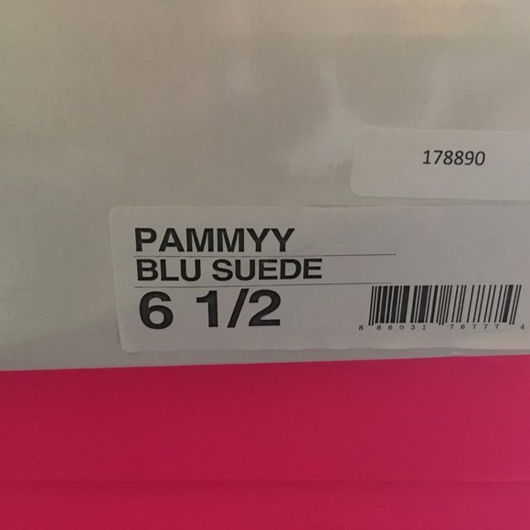 Steve Madden PAMMYY blue suede wedge 6.5 - Picture 12 of 14